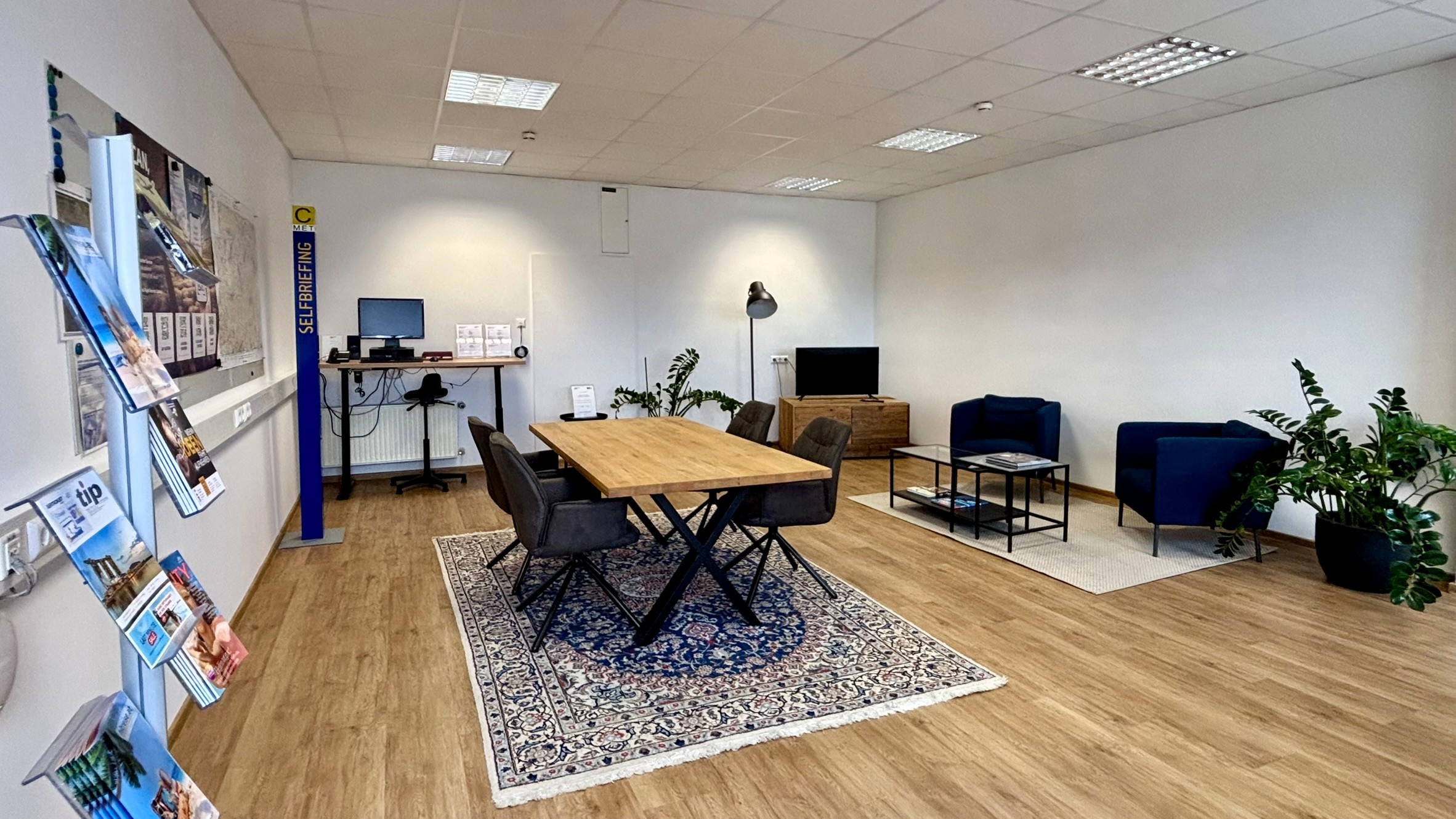 Crewroom at Klagenfurt Airport